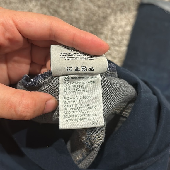 Ag The Stilt Roll Up Maternity Jeans sz 27 - Picture 8 of 8